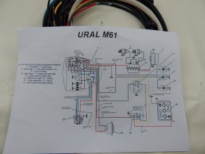 INSTALACJA URAL M-61  BAWEŁNA  PRODUKT POLSKI + SCHEMAT