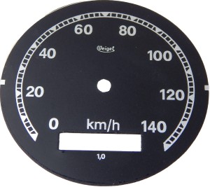 TARCZA LICZNIKA CYFERBLAT VEIGEL 140 KM/H