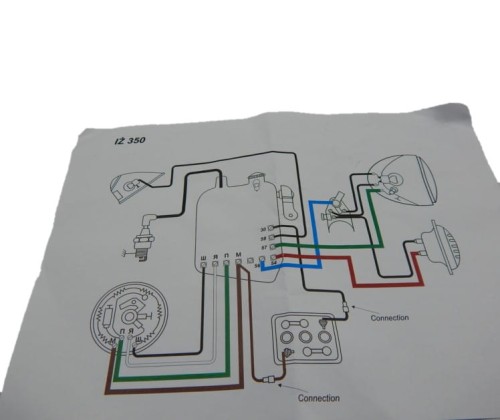 661 INSTALACJA IŻ-350 W OPLOCIE BAWEŁNIANYM +SCHEMAT.jpg