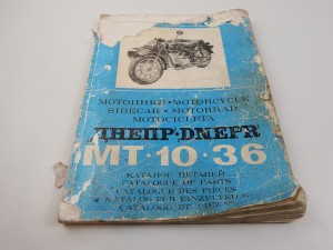 Katalog części do motocykla Dniepr MT-10-36 NR2